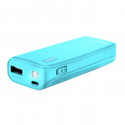 Trust PowerBank Primo Powerbank Neon Blue (4400mAh; 5W USB; Load indicator; flashlight) 