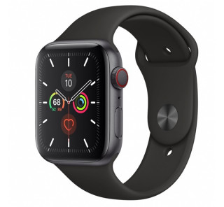 Apple Watch Series GPS+Cellular smart watch, 44mm, Aluminum Gray/Black Mobile