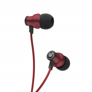 BRAINWAVZ DELTA metal microphone earphone Red Mobile