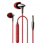 UIISII HI-705 Hi-Res Audio  microphone earphone Red 