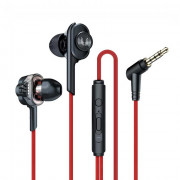 UIISII BA-T6J dual dynamic drive Hi-Res Audio  microphone earphone Red 