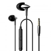 UIISII HI-705 Hi-Res Audio  microphone earphone Black 