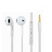 AWEI ES-15Hi Earbud earphone microphone with remote White 