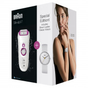 BRAUN SE7-521GS EPILATOR + Braun women watch 