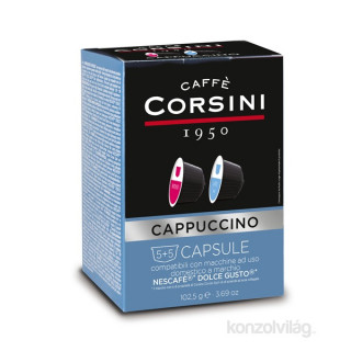 Caffé Corsini Gran Riserva Capuccino Dolce Gusto compatible coffee Magnetics 5+5 pcs Dom