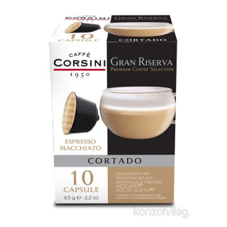 Caffé Corsini Gran Riserva Cortado Dolce Gusto compatible coffee Magnetics 10 pcs Dom