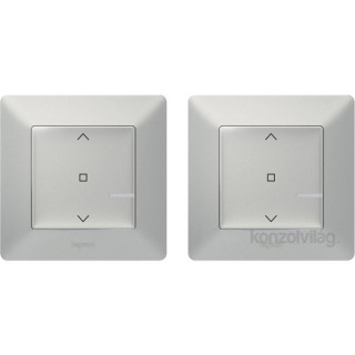 Legrand Valena Life Netatmo Paired Set: 1 Smart ShutterSwitch + 1 Wireless shutter control -aluminium Dom