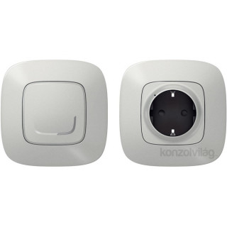 Legrand Valena Allure Netatmo Paired Set: 1 Smart connector  + 1 Wireless Switch - aluminium Dom