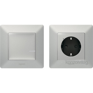 Legrand Valena Life Netatmo Paired Set: 1 Smart connector  + 1 Wireless Switch - aluminium Dom