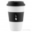 Bialetti "Coffe to go" 300 ml black porcelain portable coffee mug thumbnail