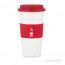 Bialetti "Coffe to go" 400 ml red porcelain portable coffee mug thumbnail