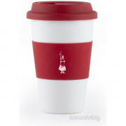 Bialetti "Coffe to go" 300 ml red porcelain portable coffee mug 