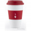 Bialetti "Coffe to go" 300 ml red porcelain portable coffee mug thumbnail