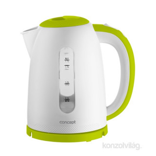 Concept RK2334 white/green  kettle Dom