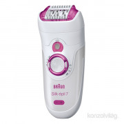 Braun SE7521 EPILATOR + facial cleanser brush 