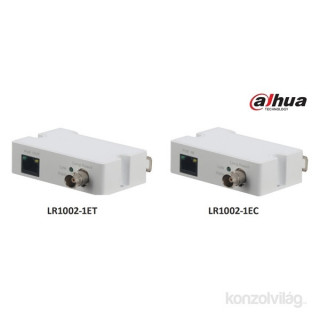 Dahua LR1002-1ET 1x RJ45 10/100, 1x BNC, PoE support Ethervet over Coax (EOC) converter (transmitter) Dom