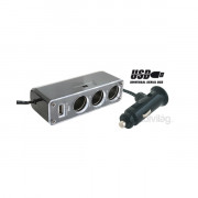 Somogyi SA 023 3+USB car voltage distributor 