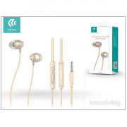 Devia ST987060 Marron Champagne gold microphone earphone 