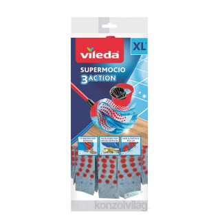 Vileda 3Action XL blue mop head Dom