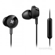 Philips SHE4305BK Bass+ Black microphone earphone 