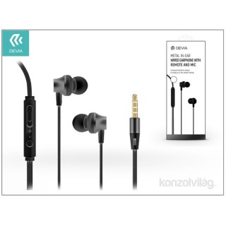 Devia ST307584 Metal Black headset Mobile