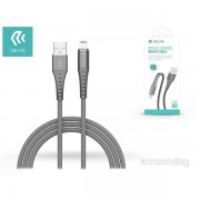 Devia ST326516 Braid 2.1A 1m silver Lighting data and charging cable 