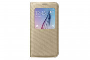 Samsung EF-CG920BFE Gold View flip case S6 