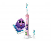 Philips Sonicare for Kids HX6352/42 sonic  electric toothbrush interactive app, pink 