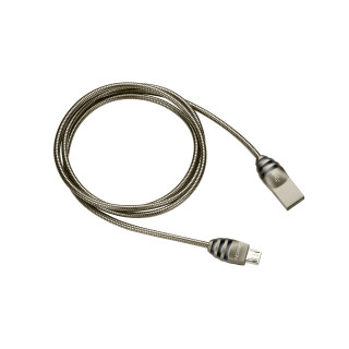 Canyon CNS-USBM5DG USB kabel 1 m USB 2.0 USB A Micro-USB A Crno, Sivo PC