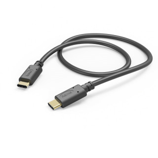 Hama FIC E3 podatkovni kabel USB 2.0 Type-C/Type-C (480MBPS) 1.5M, crni PC