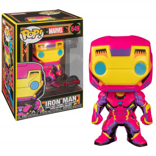 Funko Pop! Marvel: Black Light Iron Man #649 Vinyl Figura Merch