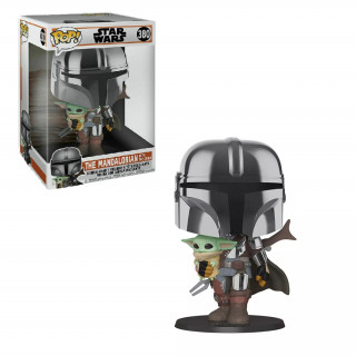 Funko Pop! Star Wars: The Mandalorian holding The Child #380 Vinyl Figura Merch