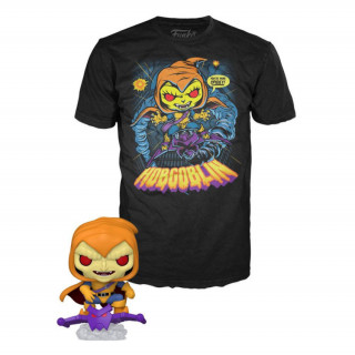 Funko Pop! Marvel: Spiderman: Hobgoblin Vinyl Figura & Tee Box Size T-Shirt M Set Merch