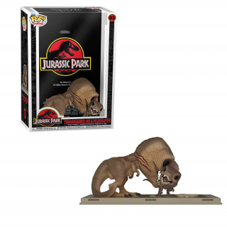 Funko POP! Movie Posters: Jurassic Park: Tyrannosaurus Rex & Velociraptor #03 Vinyl Figura Merch