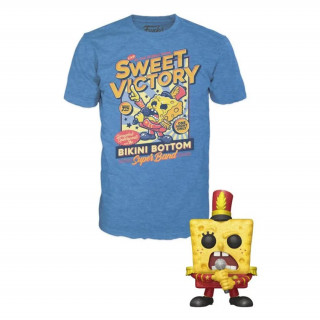 Funko Pop! Animation: Spongebob Squarepants Vinyl Figura Tee Box & T-Shirt M Set Merch