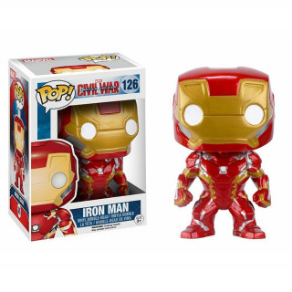 Funko Pop! Marvel Civil War Captain America: Iron Man #126 Vinyl Bobble-Head Figura Merch