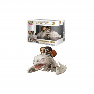 Funko Pop! Rides: Harry Potter - Harry, Hermione & Ron Riding Gringotts Dragon #93 Vinyl Figura Merch