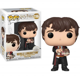 Funko Pop! Harry Potter: Wizarding World - Neville Longbottom with  Monster Book #116 Vinyl Figura Merch