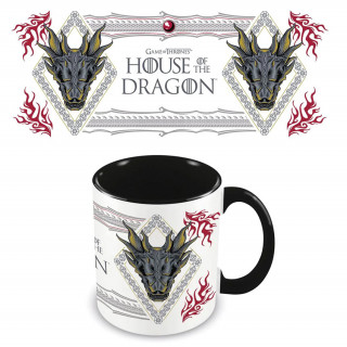 House Of The Dragon (Ornate) Black Coloured Inner Mug Merch