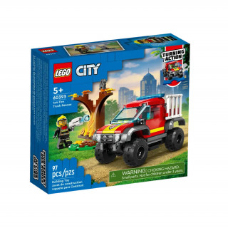 LEGO CITY 4x4 Spasilačka misija s vatrogasnim kamionom Igračka