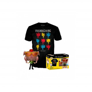 Funko Pop! & Tee (Adult): Friends - Monica with Turkey (Special Edition) Vinyl Figura i Majica (L) Merch