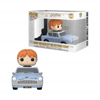 Funko Pop! Rides Super Deluxe: Harry Potter CoS Anniversary 20th - Ron Weasley in Flying Car #112 Vinyl Figura Merch