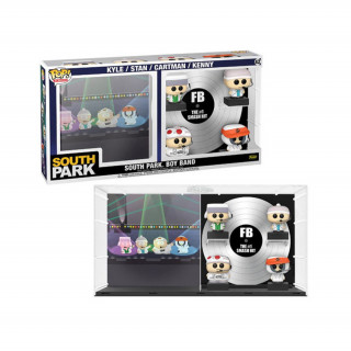 Funko Pop! Albums Deluxe: South Park Boy Band - Kyle/Stan/Cartman/Kenny Boyband (The #1 Smash Hit) #42 Vinyl Figures Merch