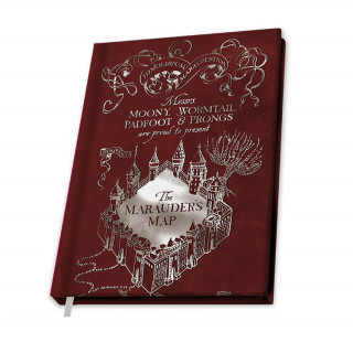 Harry Potter - A5 notebook - Map of scrolls Merch