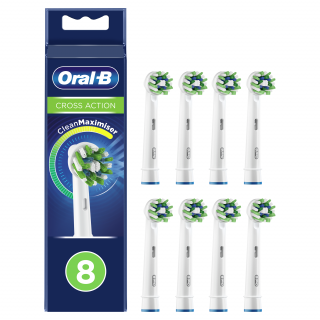 Oral-B EB50-8 Cross Action 8pc Rainbow rezervna glava Dom