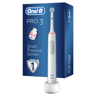 Oral-B PRO3 3000 Electric Toothbrush with Sensi Clean Head Dom