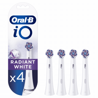 Oral-B iO glava četkice za zube Radiant 4 kom bijela Dom