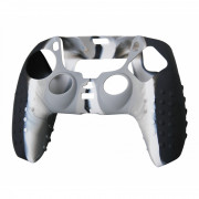 Piranha Playstation 5 Protective Silicone Skin - Gray Camo 