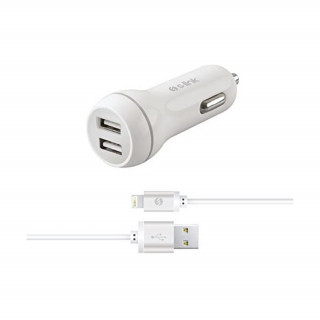 S-Link Car Charger SW-C530  (White) Mobile