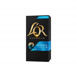 Douwe Egberts L`OR Decaffeinato Nespresso compatible 10 coffee capsules Dom